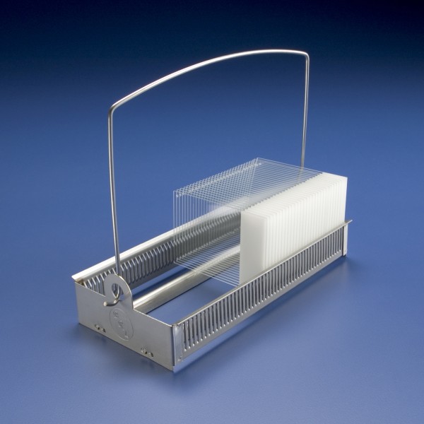 Brain Research Laboratories » Steel Staining Rack, 50 Slides